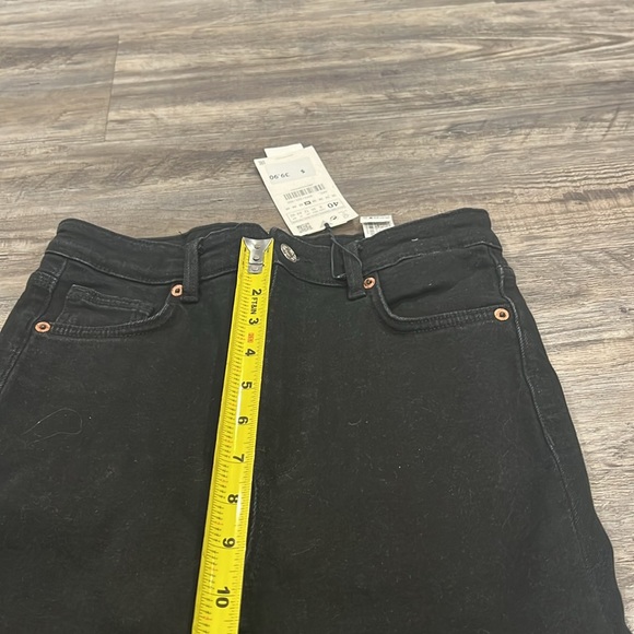 NWT Zara Women’s Black Vintage Skinny Jean High Rise Ankle Length Size 8 - Picture 6 of 12